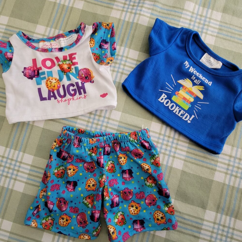 Build- A- Bear Clothing Lot - 3 Pieces